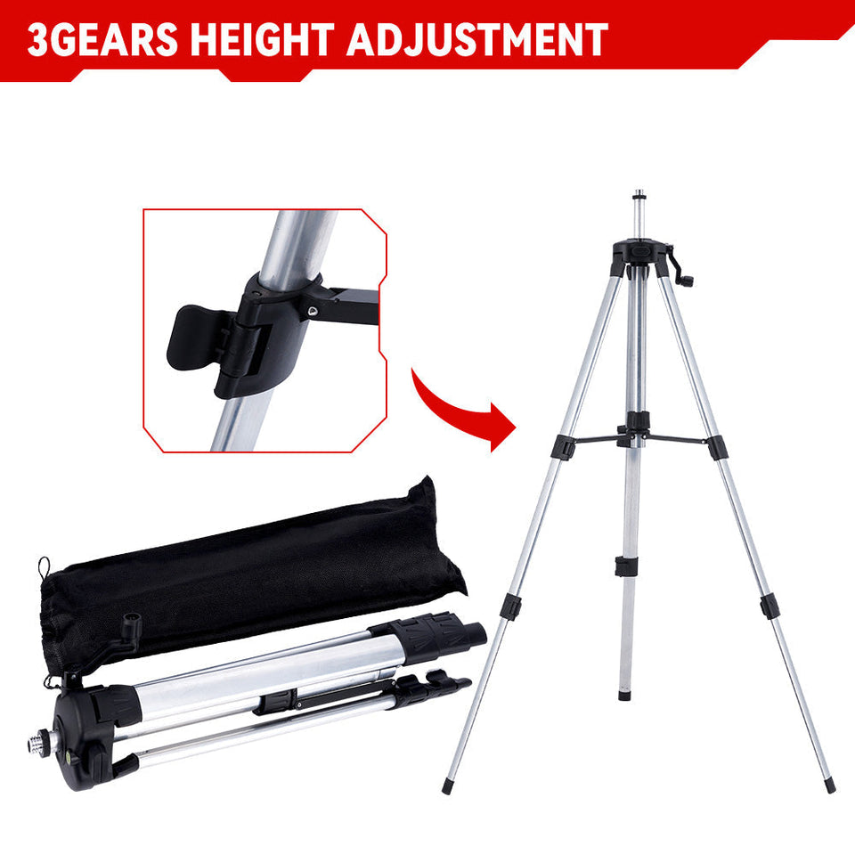 ONEVAN Laser Level Tripod 1.2M/1.5M Adjustable Height